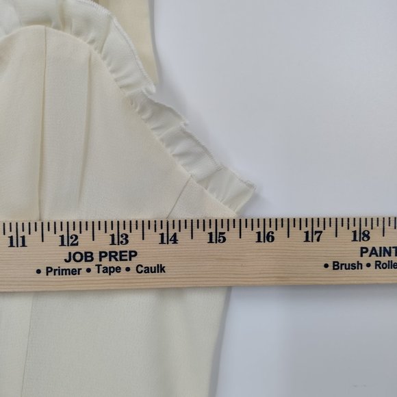 Forever 21 Sweetheart Tie-Strap Midi Dress Cream, Medium - Picture 10 of 12